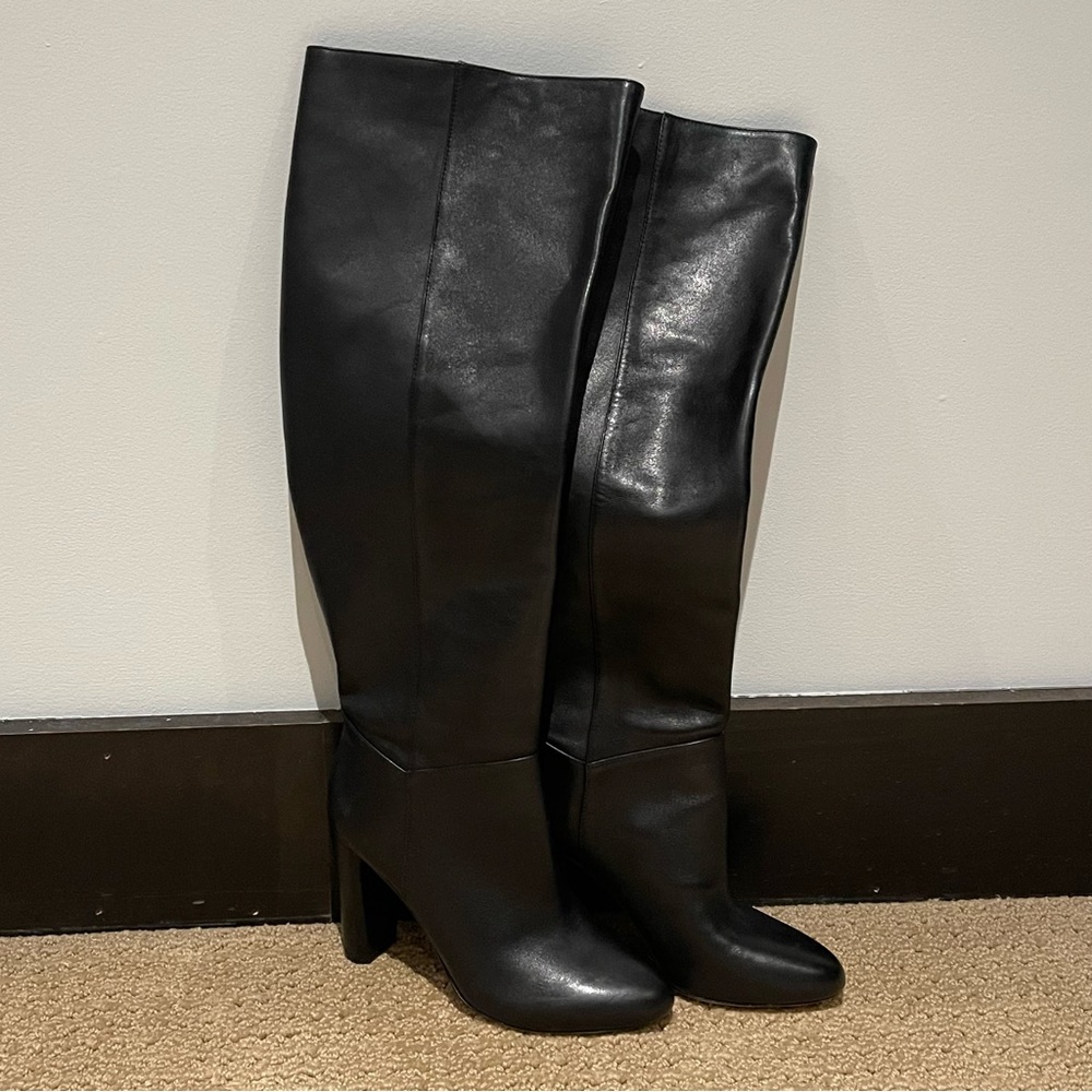 Antonio Melani Black Tall Boots, NWOT, 6.5 - Picture 2 of 5